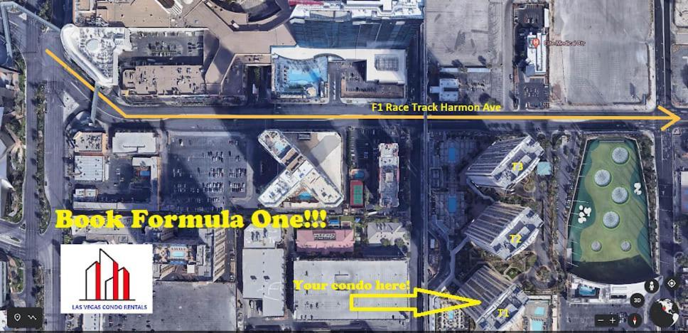 Mgm Signature-29-607 F1 Track & Strip View Balcony 拉斯维加斯 外观 照片